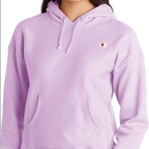 RARE lavender reverse weave champion hoodie